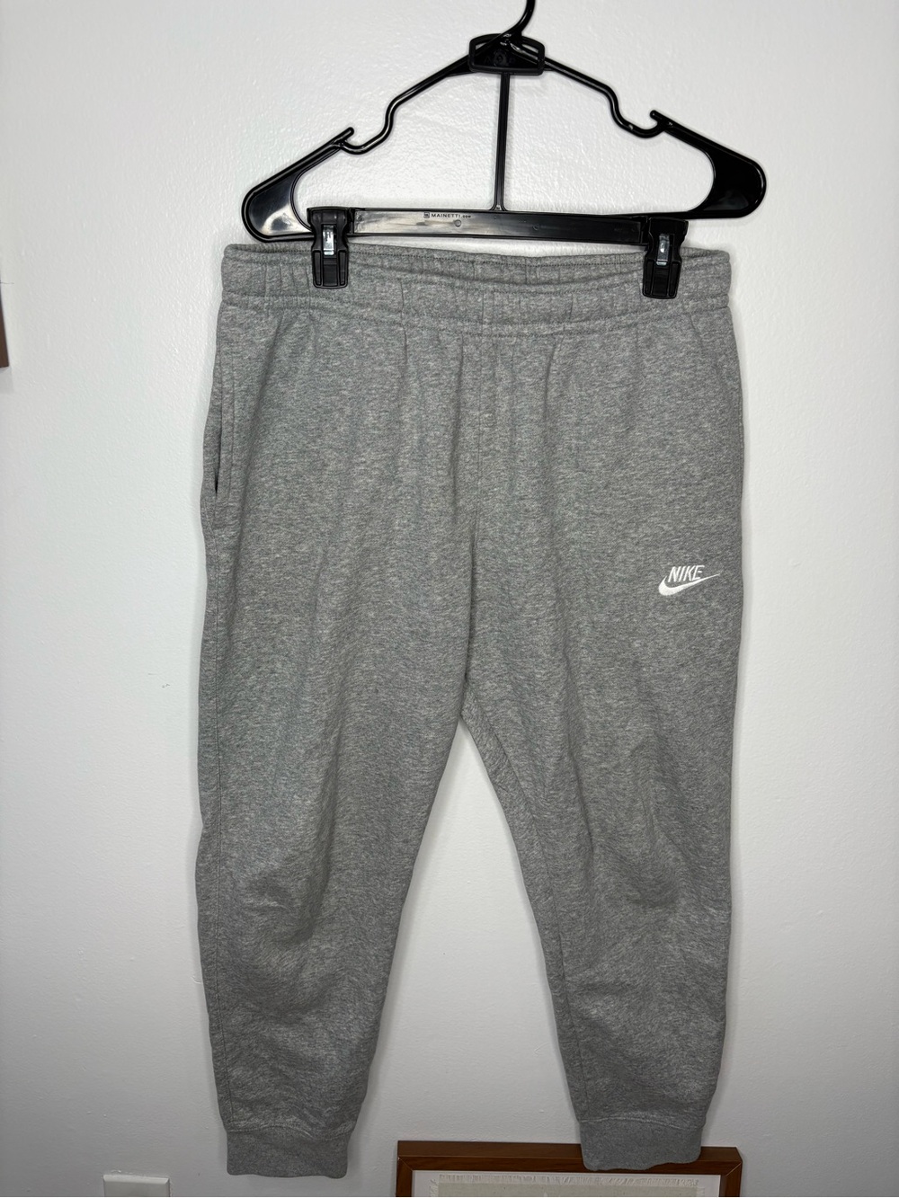 Nike Kids Grey Logo Fleece Joggers
